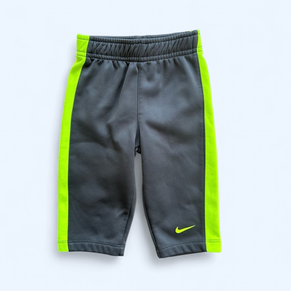 Nike Therma Fit Track Pants in Gray/Green Baby Boys Size 12 Months
